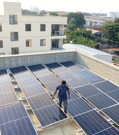 Nigeria - 80 kwp flat roof
