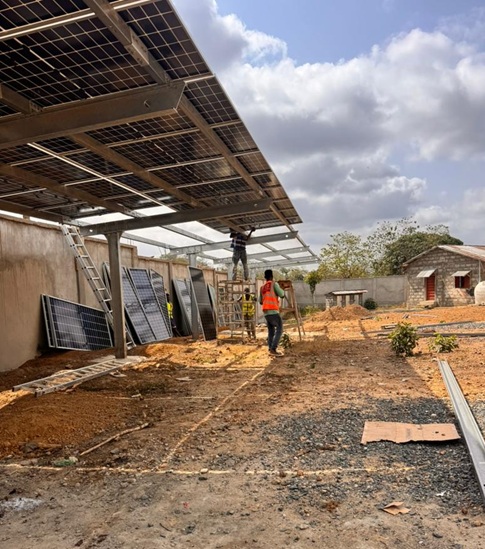 Sierra Leone - 270 kwp steel solar carport