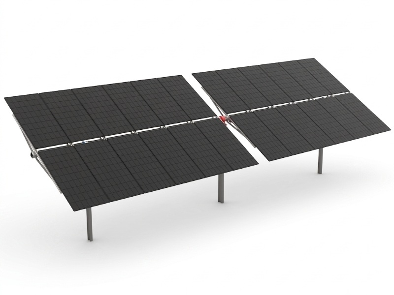 Horizontal Single axis 2P solar tracker