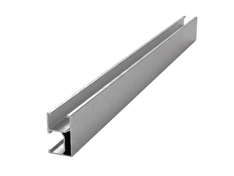 Aluminum anodized roof solar PV long rail 4800mm